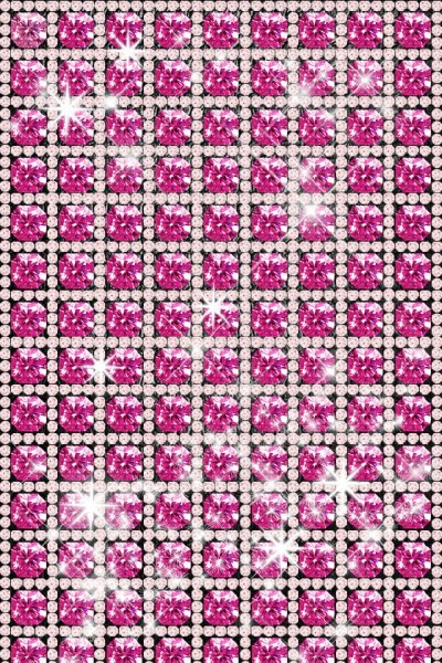 桃粉色，bling bling的手机壁纸。