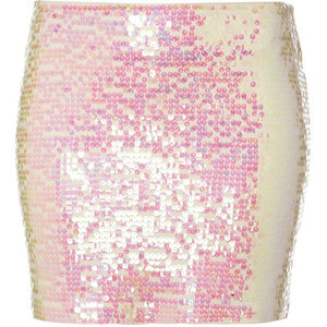 Iridescent All Over Sequin Skirt