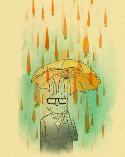 胡萝卜~~ Lim Heng Swee 生活在马来西亚，插画,涂鸦和设计 还设计一些T恤 官网：http://www.ilovedoodle.com