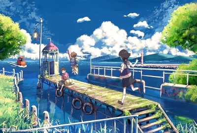 夏天就该去海边。