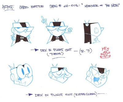 Dexter's laboratory - character design by Chris Battle ~~~~~~~~~~~