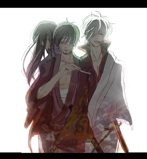 【攘夷三巨头】坂田银时×高杉晋助×桂小太郎 PS:高杉凶兆掉了吧。