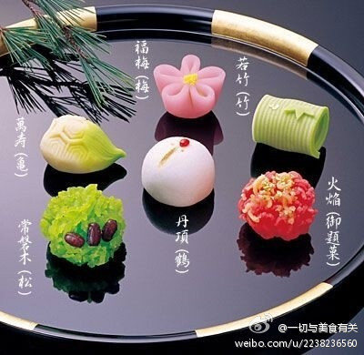 日式小糕点，很精致有木有？