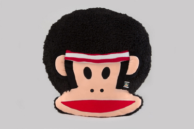 大嘴猴 paul frank 造型抱枕/靠枕 一头秀发的大嘴猴你见过了么？这也太好笑了吧。