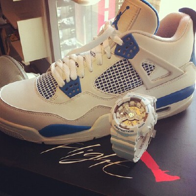 CASIO and air jordan 4
