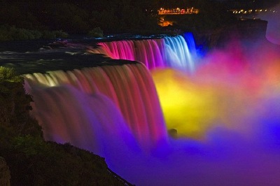 Niagara Falls' Stunning Festival of Rainbow Lights
