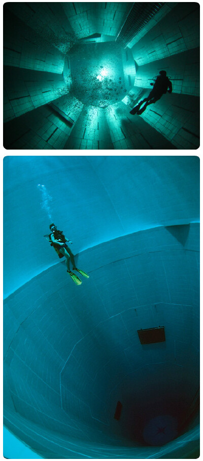 Nemo 33是一座位于比利时布鲁塞尔的潜水中心，里面有世界上最深的游泳池。水池里面有两个深度分别为5米、10米的平台，在10米深处有很多人造洞穴和窗户，此外还有一个深达33米的圆柱形水坑。整个水池里面大约有250万…