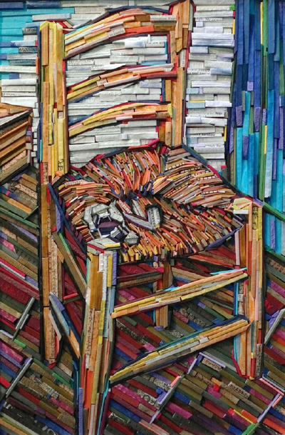 木片油画