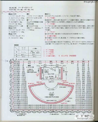 森林系宝宝披肩和小鞋子图解2 收集自 手工吧 www.shougong8.com