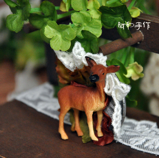 森系复古●森林里的小鹿胸针