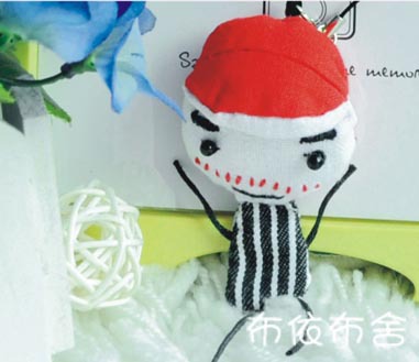 手工布艺更新——带帽男孩