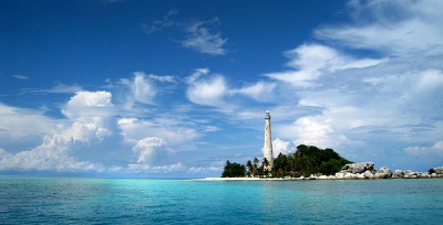 91. Lengkuas Island, Belitung, 印度尼西亚.