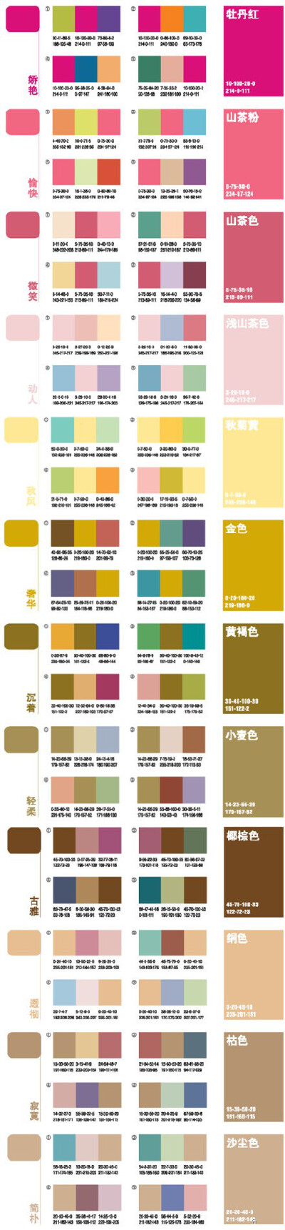 配色最有趣了