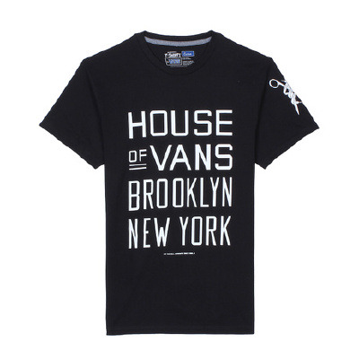 VANS/范斯 黑色男T恤Hov Bk Ny