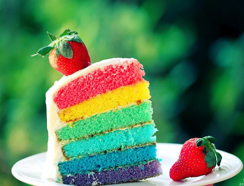 rainbow colour