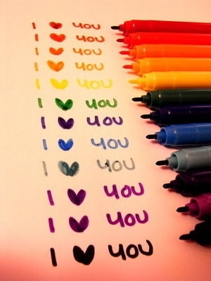 rainbow colour/love