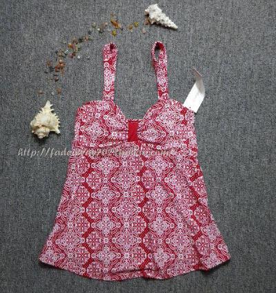 iz lange maternity红白古典印花立体剪裁 修身显瘦遮肚