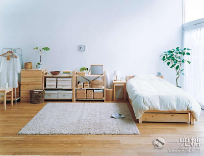 [日式和风卧室]简约、自然、富质感的MUJI式现代生活哲学。
