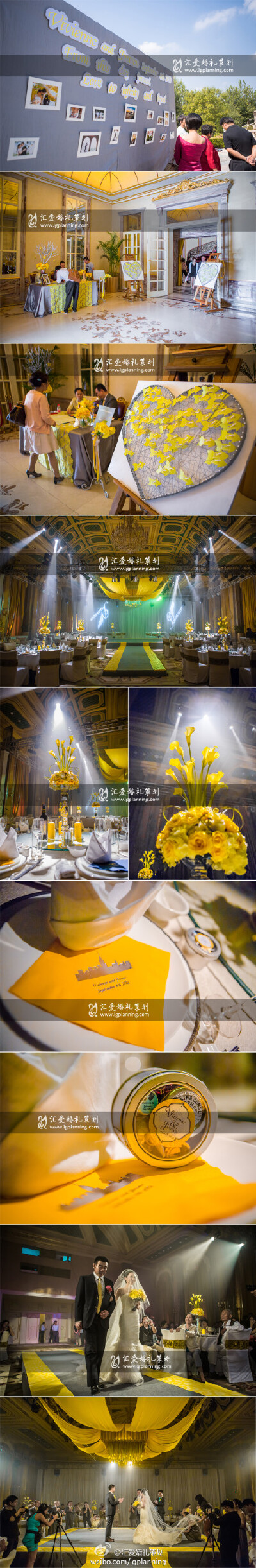 20120908at-财富会-明黄色欧式婚礼。选择大胆的明黄搭配银灰，对新人和策划师都是一种考验。若搭配的合理协调，会让整个场面大气磅礴，充满贵族气息。本场婚礼的装饰并不算多，却把每个细节都设计的很美妙，衬托出场…