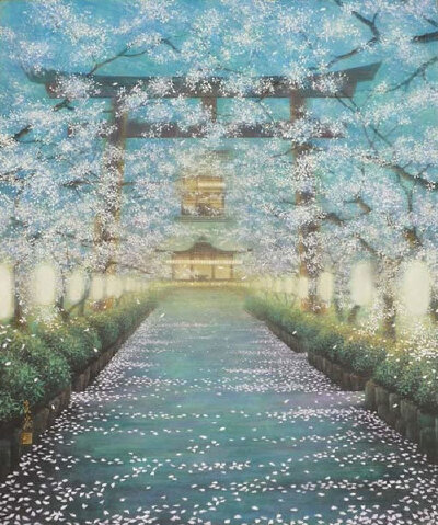 梦在画深处。 日本插画师 福井良宏作品