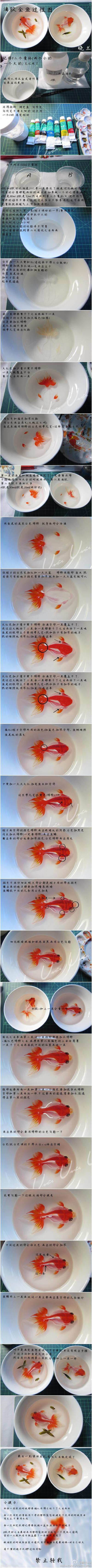 滴胶金鱼