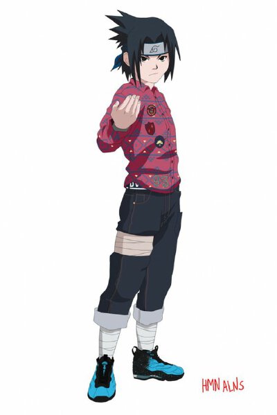 Uchiha Sasuke Rocksmith 火影忍者造型搭配
