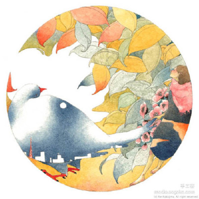 中岛梨绘~~水彩