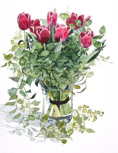 麻麻，我也要画水彩画