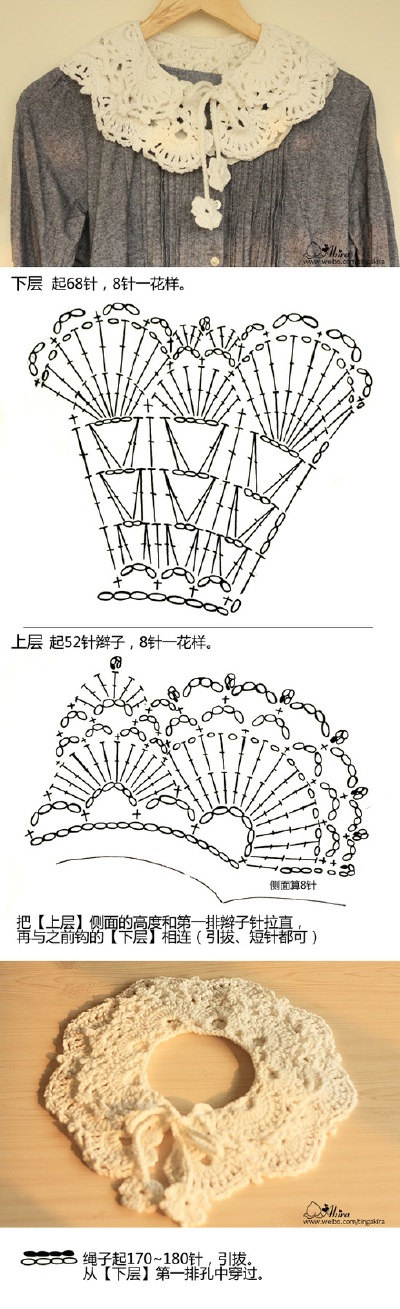 假领子 花边图案