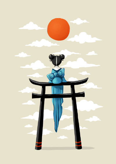 ▣ 《torii》立陶宛绘师：Freeminds | 干脆明亮