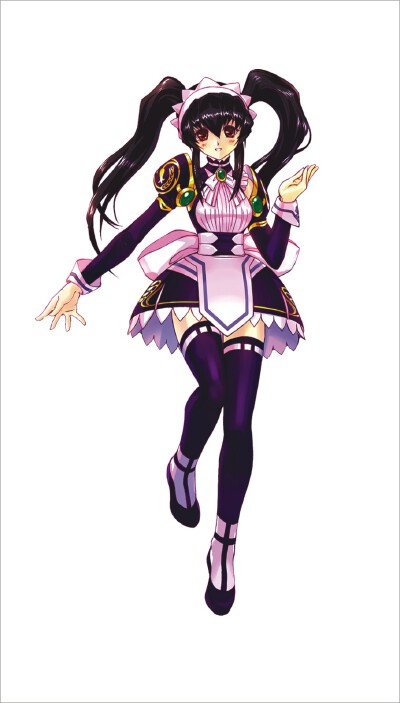 风色幻想5里的莉可 双马尾镰刀女仆> <!