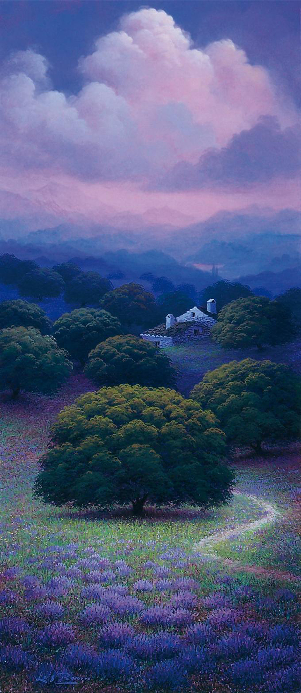 Luis Romero油画之美丽的西班牙夜晚(33)
