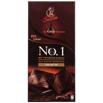 Stollwerch赛洛缇 85%纯黑巧克力 100g 德国进口