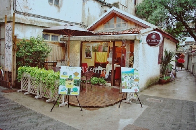 街角、小店