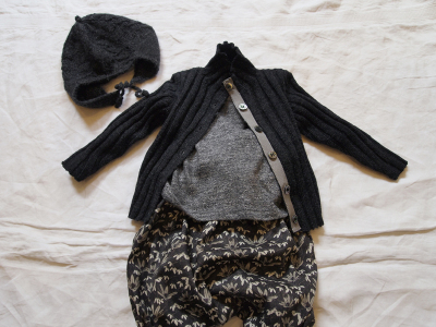 Highneck Cardigan + Karen