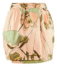 H＆M HM 香港代购 Conscious Collection 有机棉印花半裙 现货