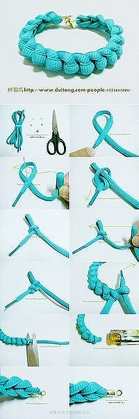 编织可爱美丽的手链 #旧物利用# #DIY# #编织#【熊小雪】