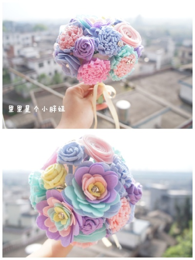 手捧花