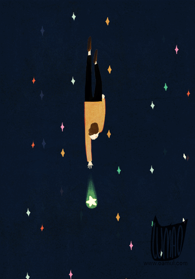 【Gif】国内插画师卤猫作品..