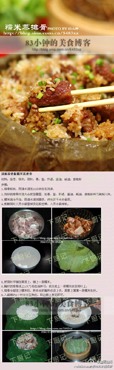 糯米蒸排骨