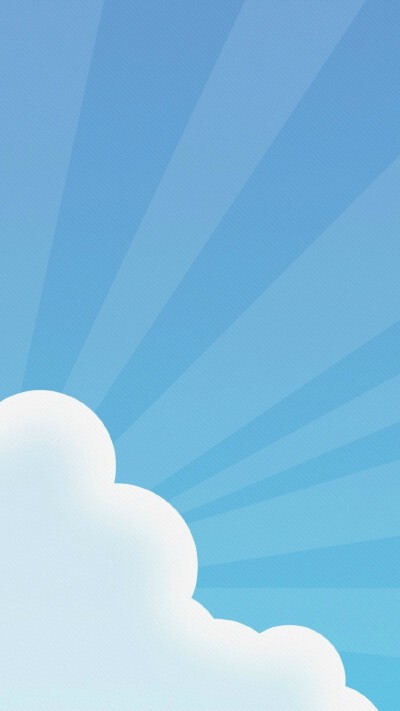 Cartoon Sky iPhone 5 Wallpaper