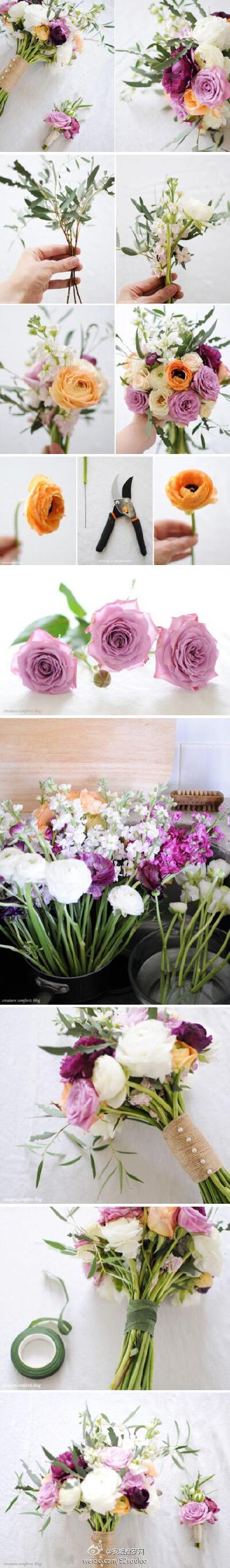 爱情花语——DIY新娘手捧花http://www.52souluo.com/67533.html