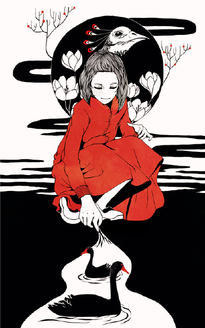 笔下的花