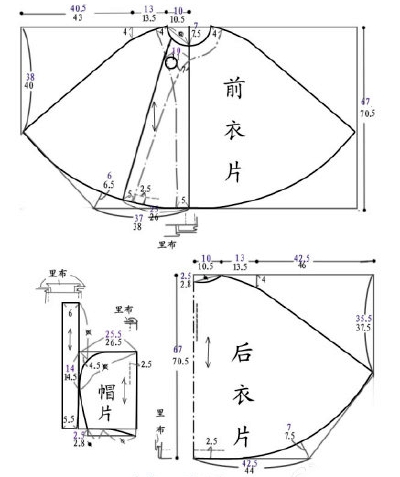 斗篷纸样