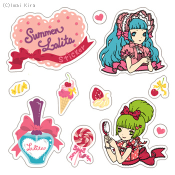 今井キラ - Lolita插画贴纸