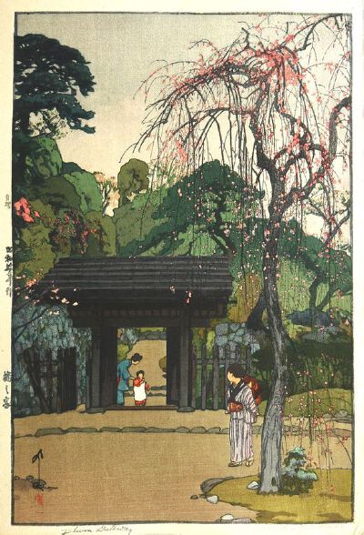 吉田博 Yoshida Hiroshi(1876年 - 1950，74岁)，西洋画家，版画家。