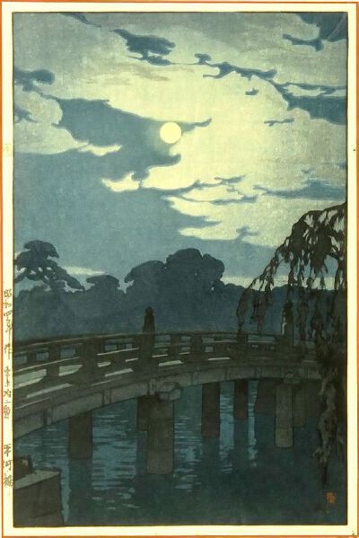 吉田博 Yoshida Hiroshi(1876年 - 1950，74岁)，西洋画家，版画家。