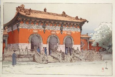 吉田博 Yoshida Hiroshi(1876年 - 1950，74岁)，西洋画家，版画家。