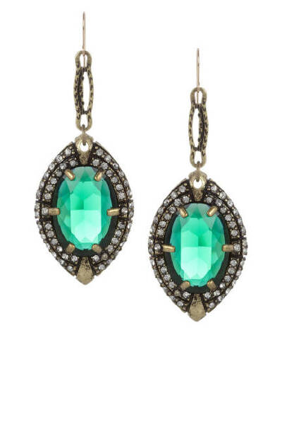 Lulu Frost Absinthe Crystal Earrings