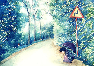 小清新的水彩画~❤
